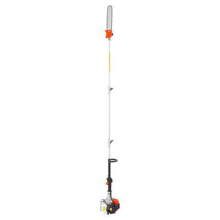 Gas Pole Saw, 52cc 2-Stroke, 14 in Bar, 2.2–2.94 m