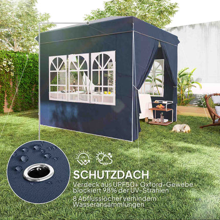 Pop-up altán, 2.5x2.5m, voděodolný, UV 50+
