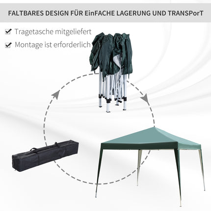 Pop-up altán 2.95x2.95M, UV odolný skládací ocelový rám