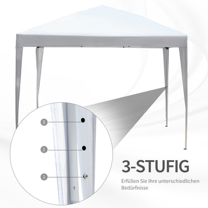 Pop-up altán 2.95x2.95M, UV odolný, ocelový rám