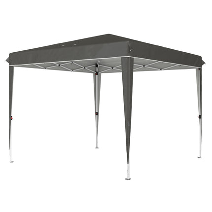 Voděodolný nůžkový altán 3x3m, tmavě šedá, UV 50+