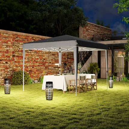 Pop-Up 3x3m Gazebo, water-repellent, UV50+ protection