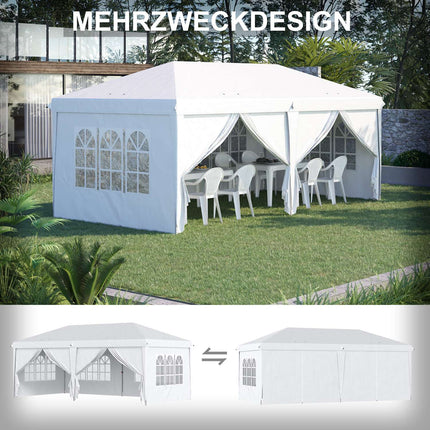 Skládací zahradní pavilon s bočnicemi a UV ochranou