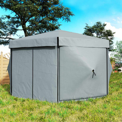Šestihranný pop-up altán, 3.6x3m, vodotěsný stan UV30+