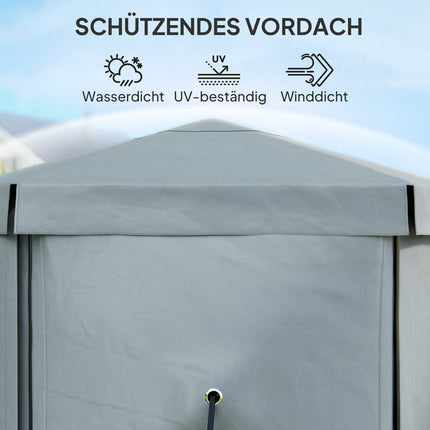 Šestihranný pop-up altán, 3.6x3m, vodotěsný stan UV30+