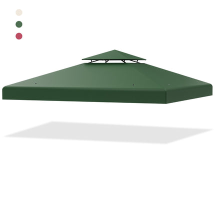 Náhradní střecha k altánu 3 x 3 m, dvoustupňová, polyester