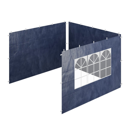 Gazebo Side Panels Set, Weatherproof PE Fabric