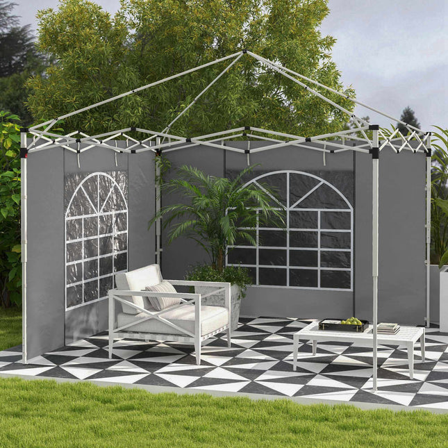 Sada bočních stěn k altánu 3x3m nebo 3x6m, světle šedá
