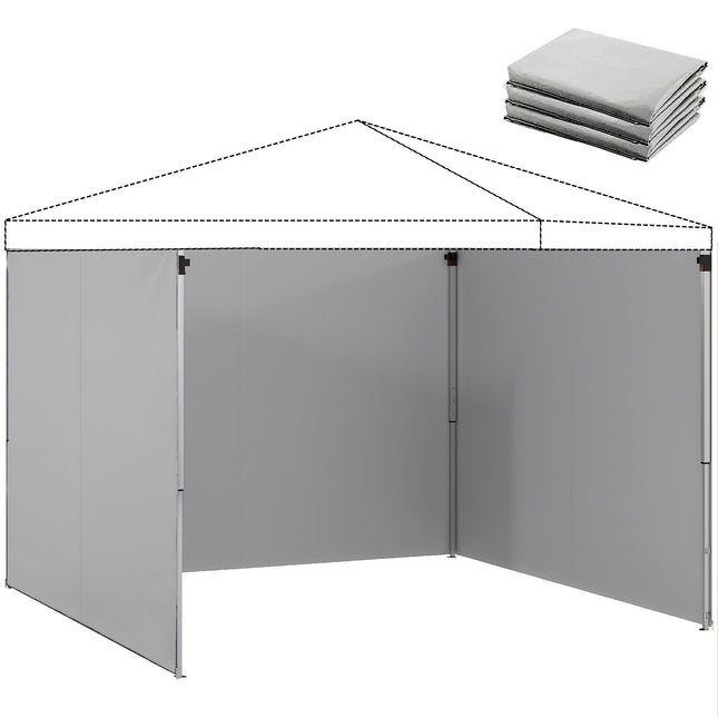 Sada bočních stěn k altánu, 3x3m, tkanina Oxford UPF 50+