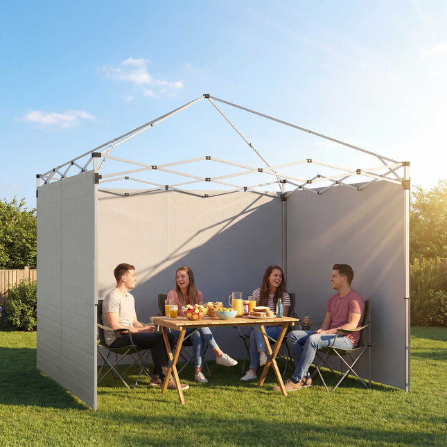 Sada bočních stěn k altánu, 3x3m, tkanina Oxford UPF 50+