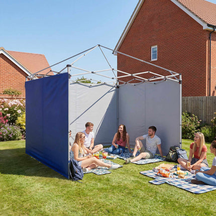 Sada bočnic k altánu, 3x3m, tkanina Oxford UPF 50+