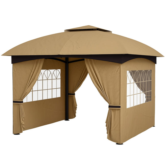 Voděodolný zahradní pavilon 3.4x3.4 m s UV ochranou