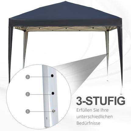 Pop-up altán, 3x3m, voděodolný, mrazuvzdorný, UV ochrana