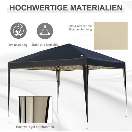 Pop-up altán, 3x3m, voděodolný, mrazuvzdorný, UV ochrana