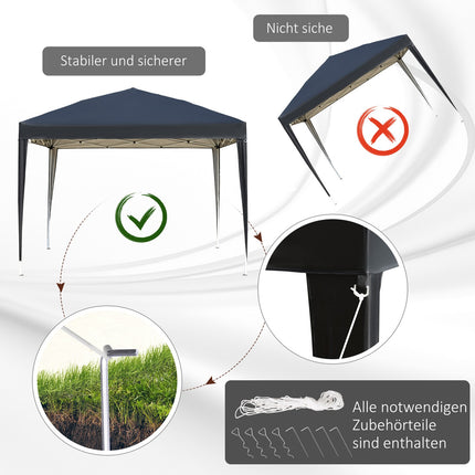 Pop-up altán, 3x3m, voděodolný, mrazuvzdorný, UV ochrana