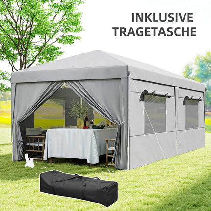 Pop-up altán 3x6m, voděodolný, UV50+ ochrana