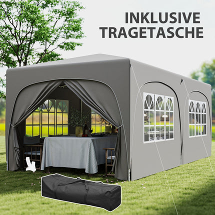 Pop-up altán 3x6m, voděodolný, UV 50+, skládací