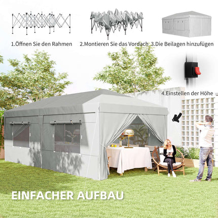 Pop-up altán 3x6m, voděodolný, UV50+ ochrana