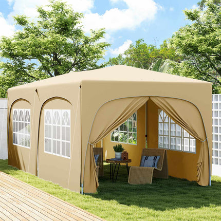 Voděodolný nůžkový altán 3x6m, UV50+, 6 bočnic