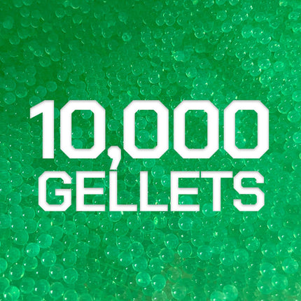Gel Blaster Gellets – elektrická zelená, 10 000 ks