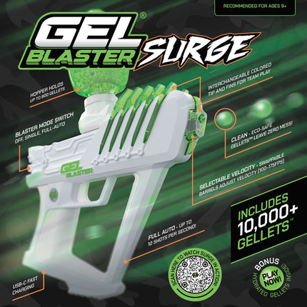 Gel Blaster Surge sada s 10 000 gelovými kuličkami