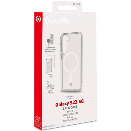 Gelskinmag magnetický TPU kryt Galaxy S23 5G / Enterprise Ed průhledný