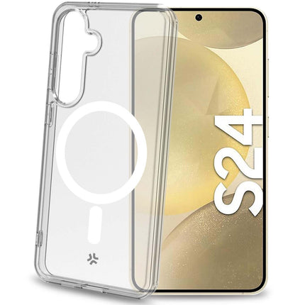 Gelskinmag magnetický TPU kryt Galaxy S24 5G průhledný