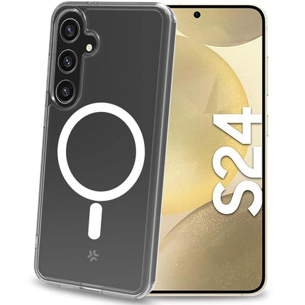 Gelskinmag magnetický TPU kryt Galaxy S24 5G průhledný