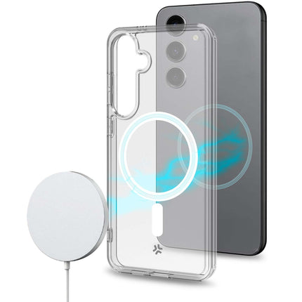 Gelskinmag magnetický TPU kryt Galaxy S24 5G průhledný