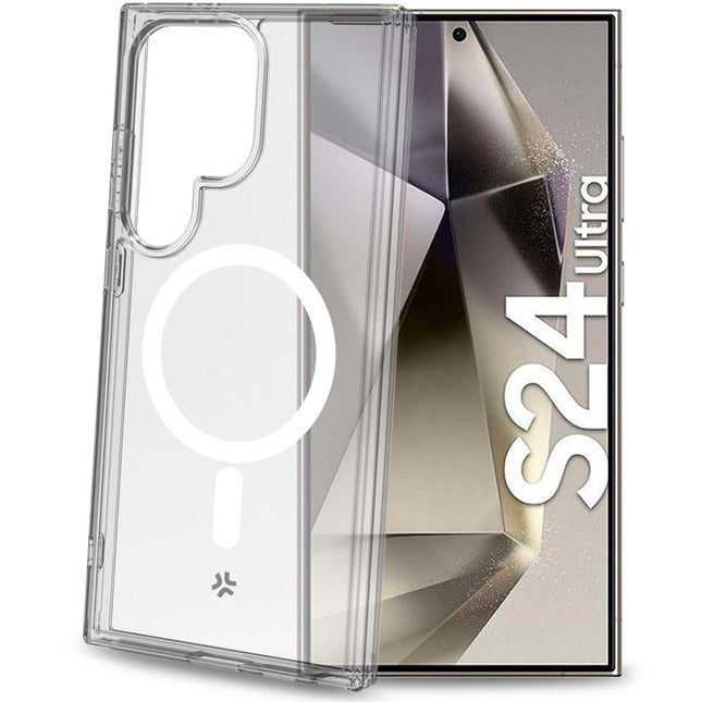 Gelskinmag magnetický TPU kryt Galaxy S24 Ultra 5G průhledný