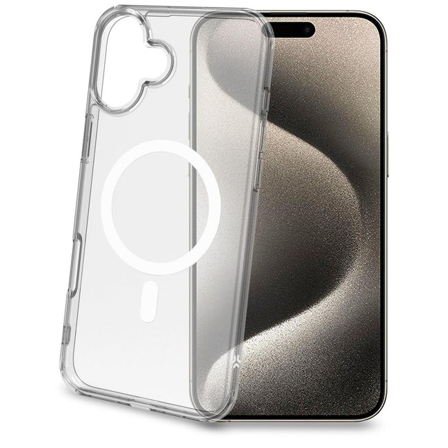 Gelskinmag TPU Cover MagSafe compatible iPhone 16 Plus Transparent