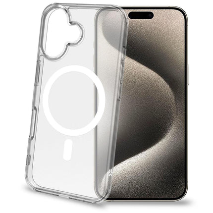 Gelskin mag TPU kryt kompatibilní s MagSafe iPhone 16 průhledný