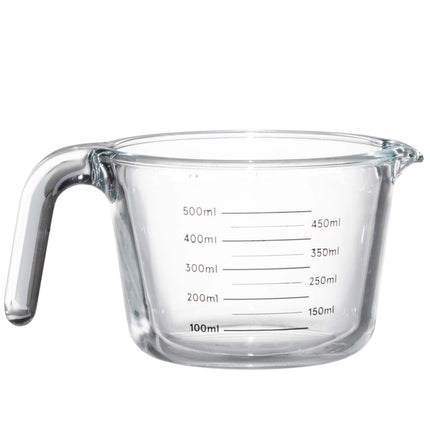 Skleněná odměrka, objem 0.5L