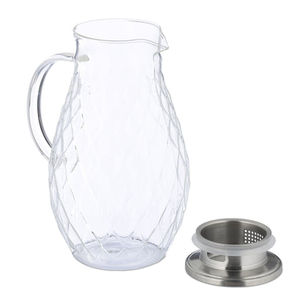 Skleněná karafa s víčkem 2 l