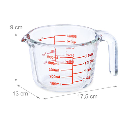 Skleněný odměrný džbán 500 ml