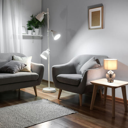 Skleněná stolní lampa