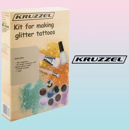 Sada třpytivých tetovaček Kruzzel 20422