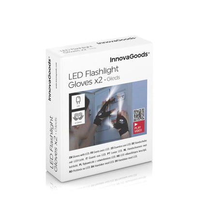 Rukavice s LED světlem Gleds InnovaGoods 2 ks