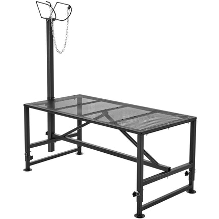 Goat And Sheep Stand, 47x23 In, 21–33 In Adjustable, 500 lb
