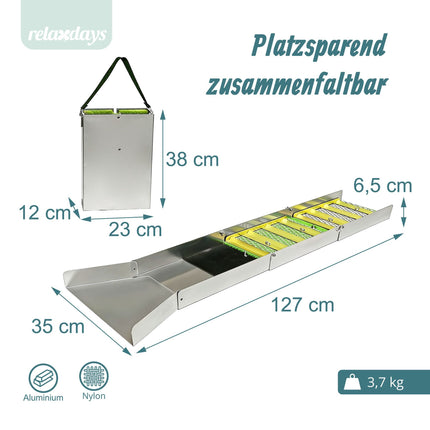 Rýžovací splav na zlato – skládací, lehký hliník