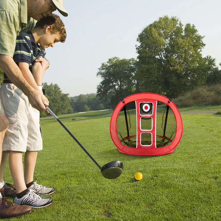 Golf Chipping Net, Pop-Up Practice Net with Target, Carry Bag