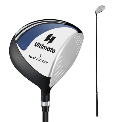 Golfový driver 10.5 loft, grafitový shaft, headcover, pro praváky
