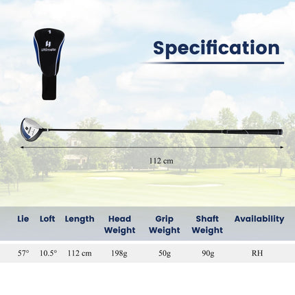 Golfový driver 10.5 loft, grafitový shaft, headcover, pro praváky