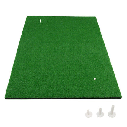 Golfová odpalová podložka, standardní tréninková s realistickým povrchem, 1.5 x 1m, zelená