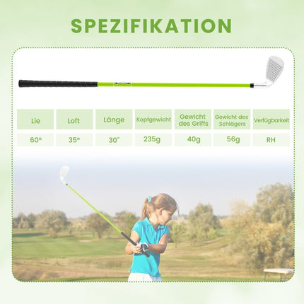 Golfové železo 7 pro děti s headcoverem, samostatná golfová hůl z hliníku pro praváky