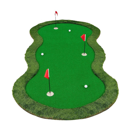 Golfová putovací podložka 300x150 cm, 3 jamky, do interiéru i exteriéru