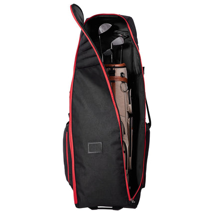 Golf Travel Bag with Wheels, 1800D Waterproof Oxford, Foldable