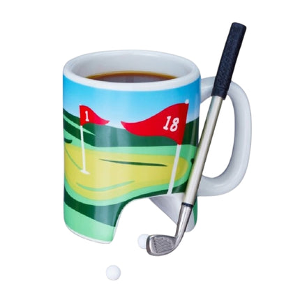 Golfový hrnek s holí
