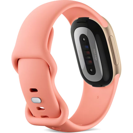 Google Fitbit Edge Fitness Tracker with GPS and ECG, Canyon/Champagne Gold