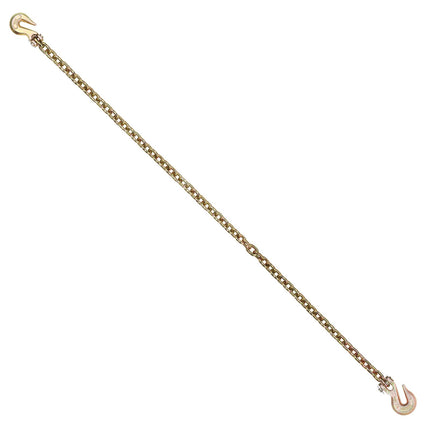 Grade 80 Binder Tow Chain 5/16 in x 14.2 ft, 4900 lb, Grab Hooks